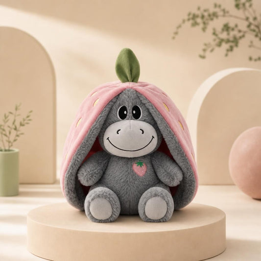 Peluche Nanaluz Burrito Fresa de frente